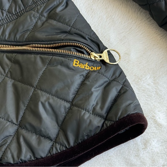 Barbour Icons Liddesdale Quilted Green Long Sleeve Jacket S (4) - Picture 8 of 14